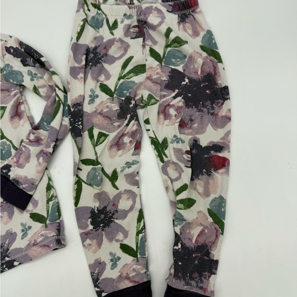 Burt's Bee Kids Floral Kids Pajamas Set - Picture 3 of 8